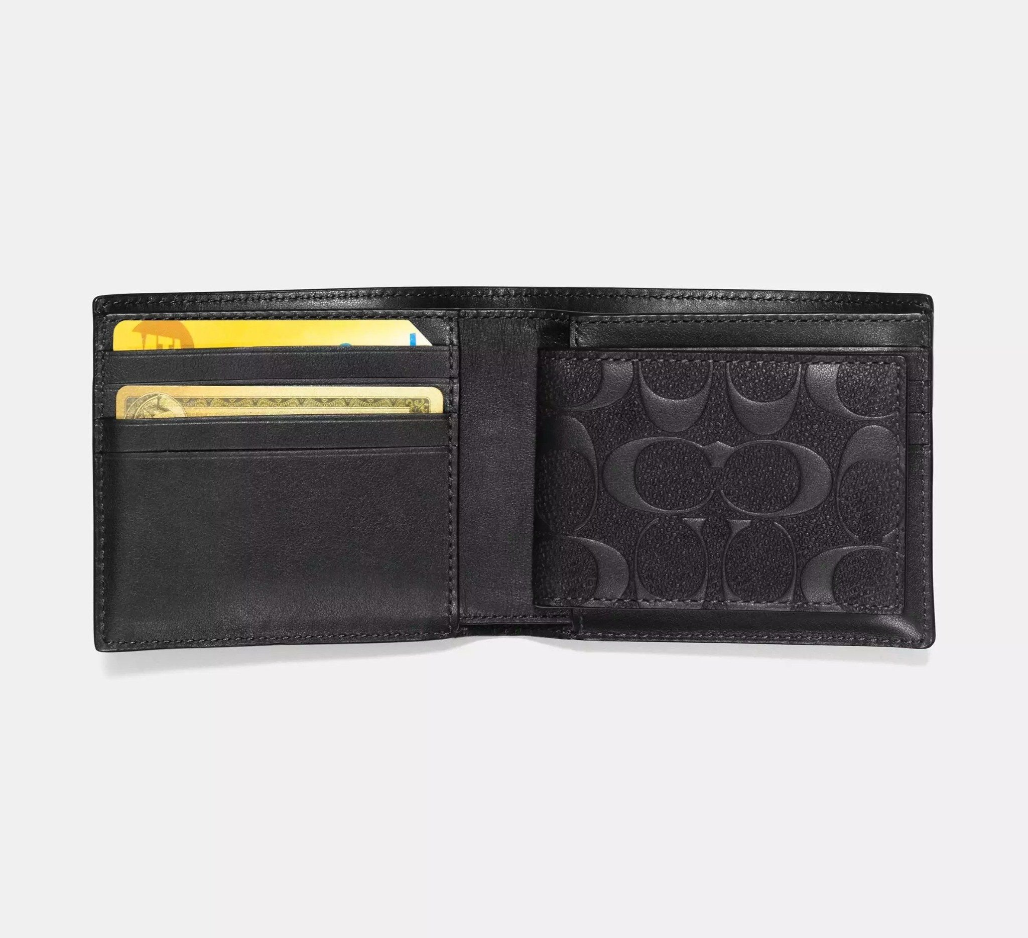 Alternative view of Ví Coach 3 In 1 Wallet ‘Black’ CR957-BLK
