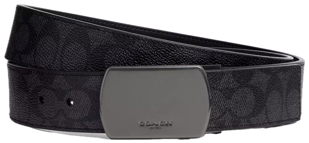 Thắt Lưng Coach Plaque Buckle ‘Black’ CY941-QBMI5