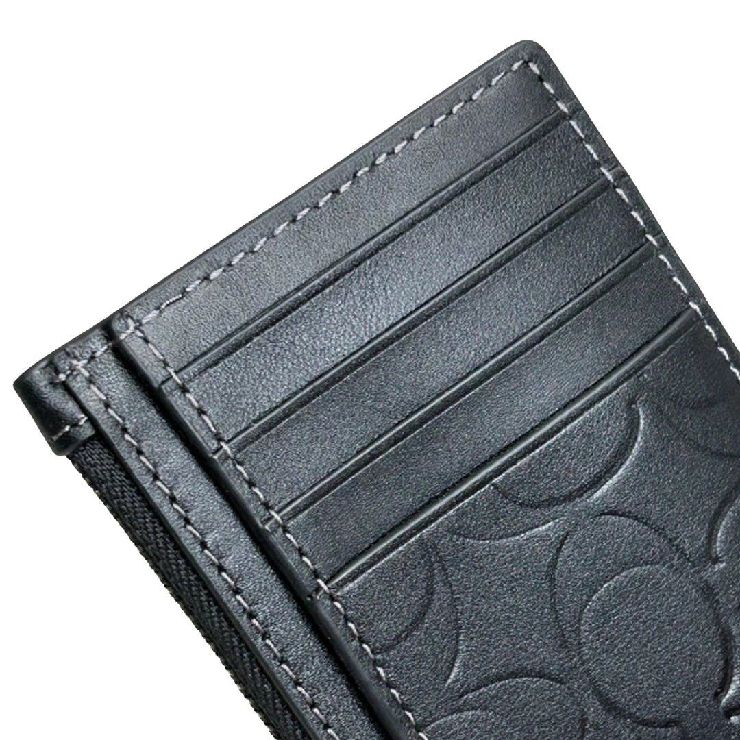 Alternative view of Ví Coach Zip Card Case ‘Black’ CY906-QBBK