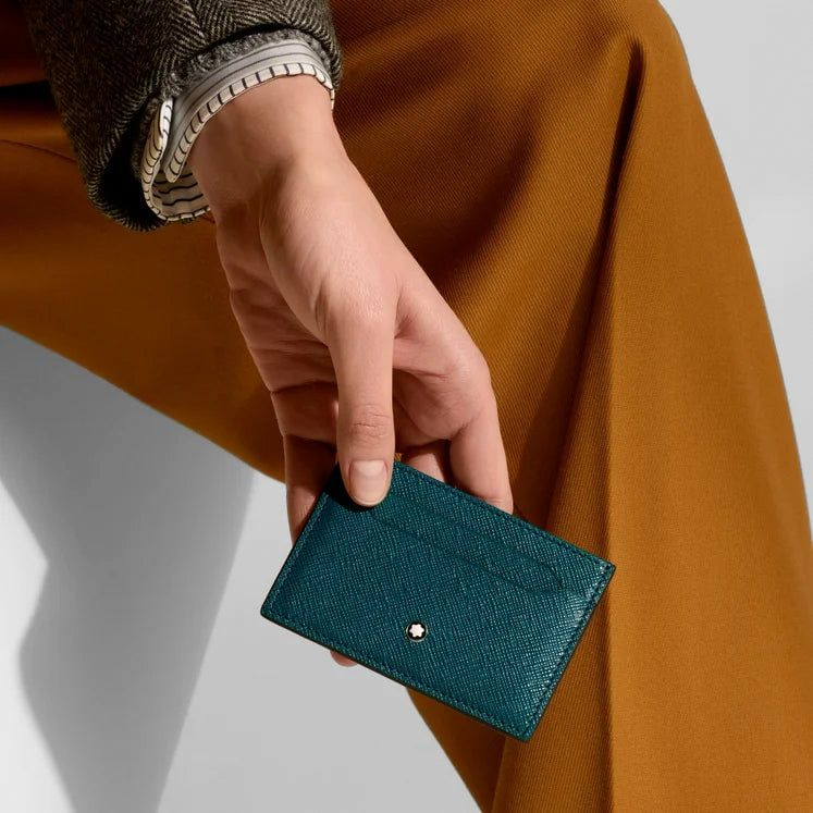 Alternative view of Ví MontBlanc Sartorial Card Holder 5cc 'Green' 198880