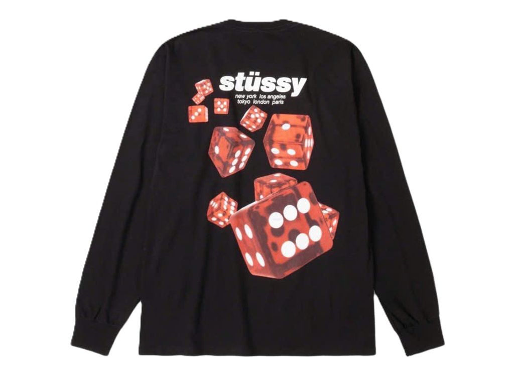 Alternative view of Áo Stussy FW25 Rollers LS Tee ‘Black’ 1995160