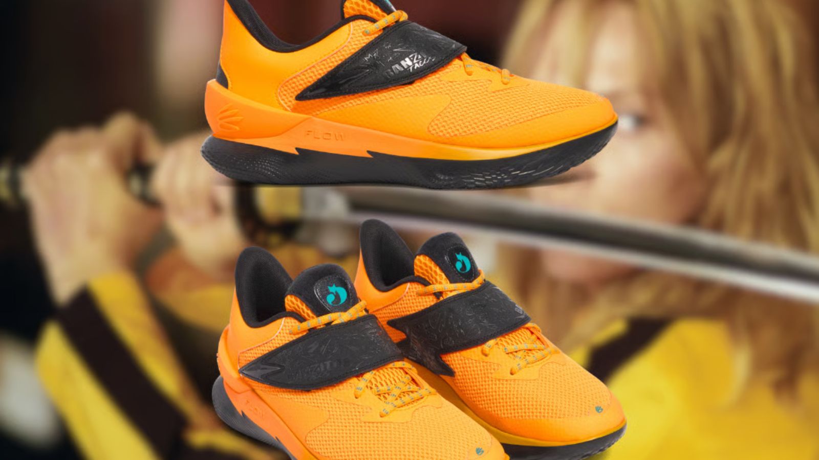 Hinh anh 11: Giay sneaker vang-den lay cam hung tu Kill Bill va Bruce Lee